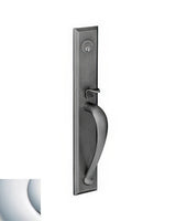 Baldwin M504260RENT polished chrome single cylinder mortise handleset