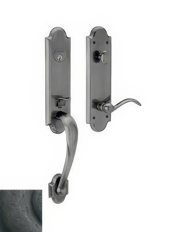 Baldwin M512402LFD distressed oil rubbed bronze dummy door lever