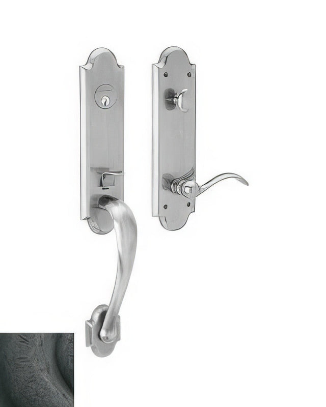 Baldwin M512402RFD distressed oil rubbed bronze dummy entry handleset