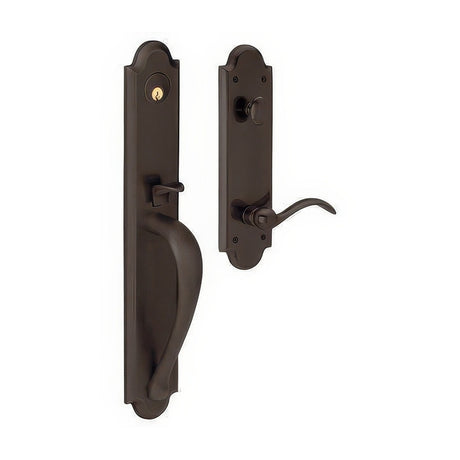 Baldwin M514112RFD venetian bronze dummy entry handleset
