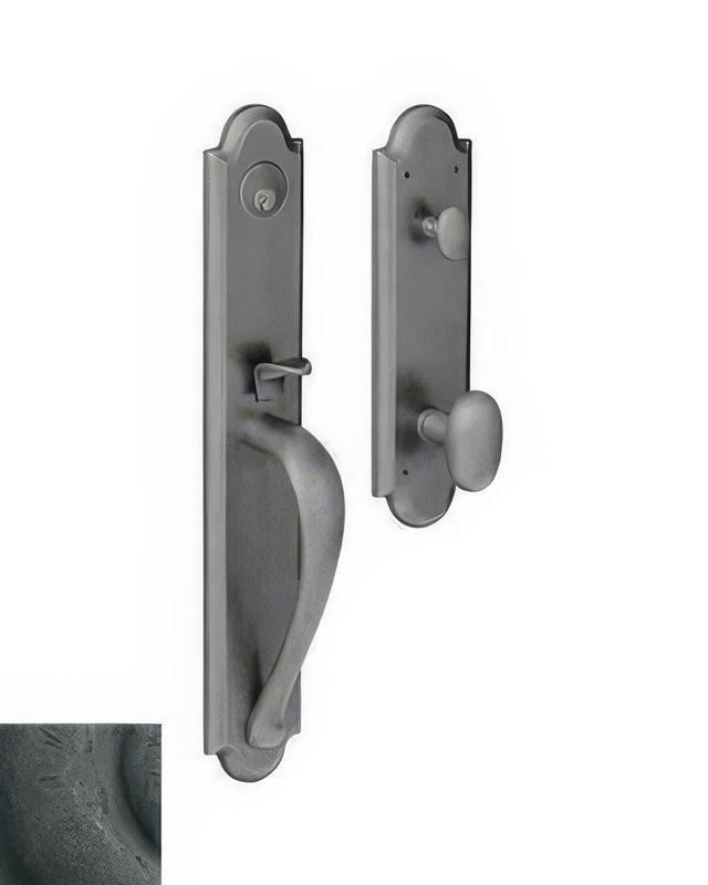 Baldwin M514402FD distressed oil rubbed bronze dummy entry handleset