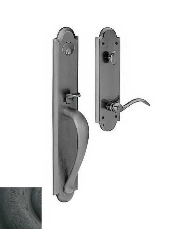 Baldwin M514402LFD Boulder, Estate, Images, Metal Grip dummy entry handleset, additional view