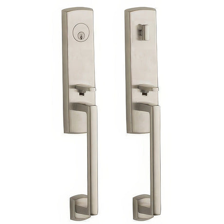 Baldwin M516056BB75 lifetime satin nickel handleset trim pack