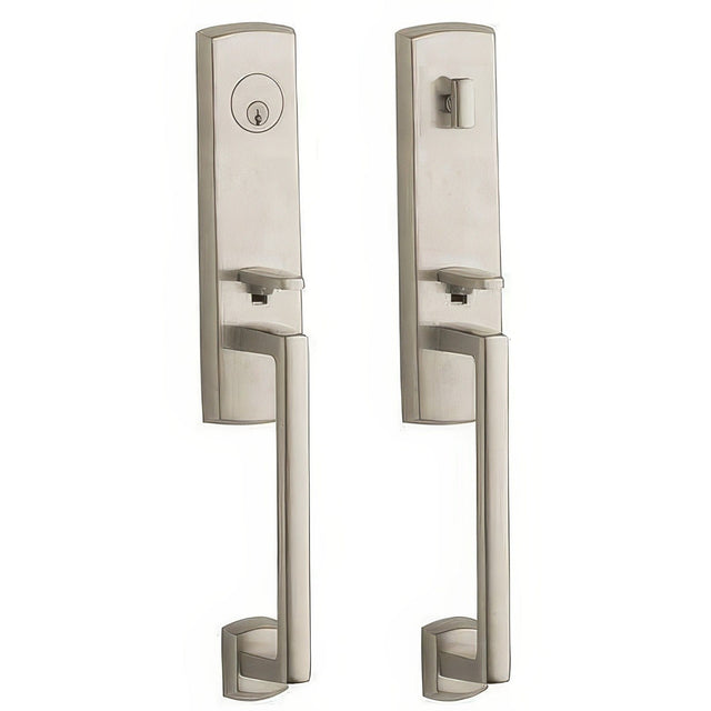Baldwin M516056BB75 lifetime satin nickel handleset trim pack