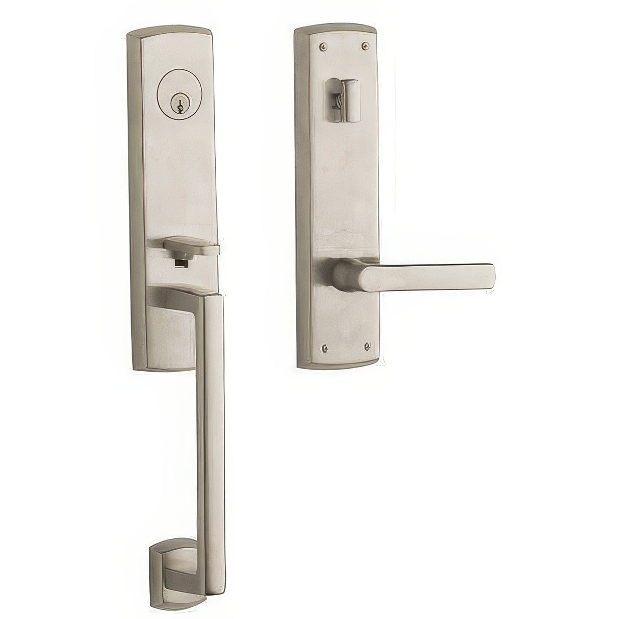 Baldwin M516056LFD lifetime satin nickel dummy handleset