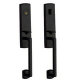 Baldwin M516190BB75 satin black handleset trim pack