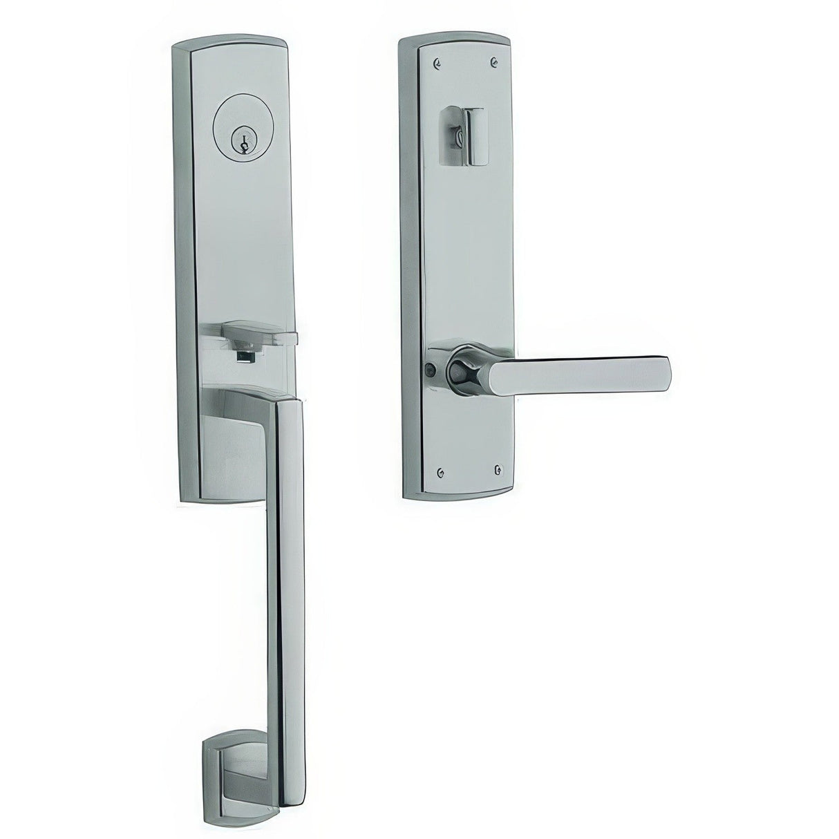 Baldwin M516260LFD polished chrome dummy handleset