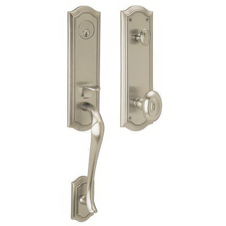 Baldwin M522056FD lifetime satin nickel dummy entry handleset