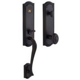 Baldwin M522102FD oil rubbed bronze dummy entry handleset