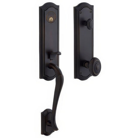 Baldwin M522102FD oil rubbed bronze dummy entry handleset