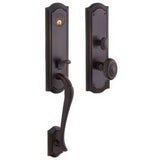 Baldwin M522112FD venetian bronze dummy entry handleset