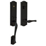 Baldwin M522190RFD satin black dummy entry handleset