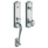Baldwin M522260FD polished chrome dummy entry handleset