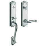 Baldwin M522260RFD polished chrome dummy entry handleset