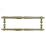 Top Knobs M729-18 PAIR polished brass door pull