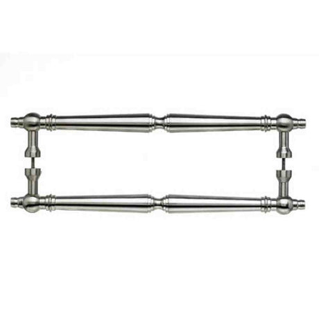 Top Knobs M730-18 PAIR brushed satin nickel door pull