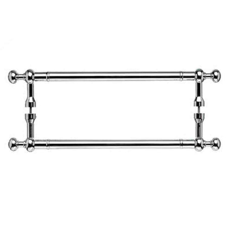 Top Knobs M829-18 PAIR polished chrome door pull
