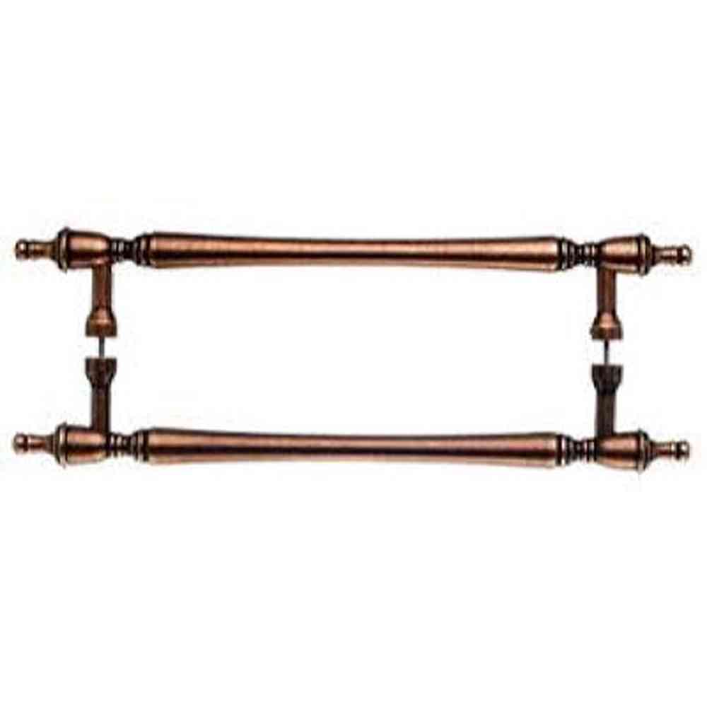 Top Knobs M860-18 PAIR old english copper door pull