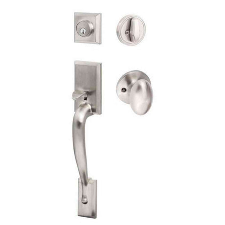Sure-Loc MA507-AR 15 satin nickel single cylinder handleset