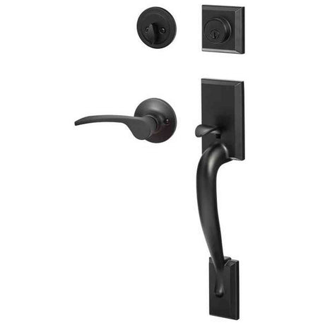 Sure-Loc MA507-G2-EG LH FBL flat black single cylinder handleset