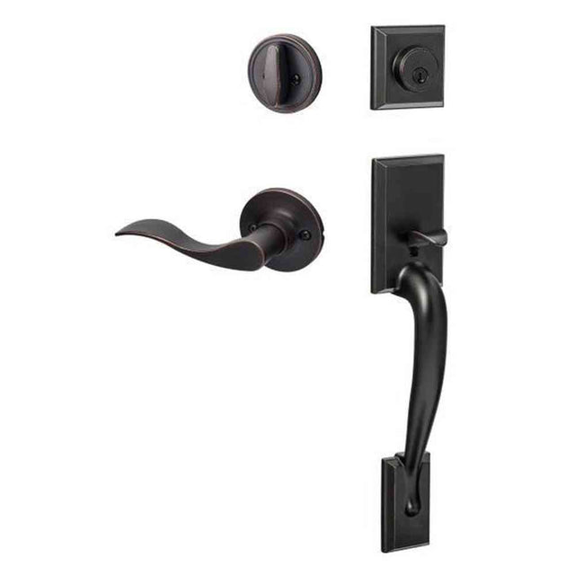 Sure-Loc MA507-SB-LH 11P vintage bronze single cylinder handleset