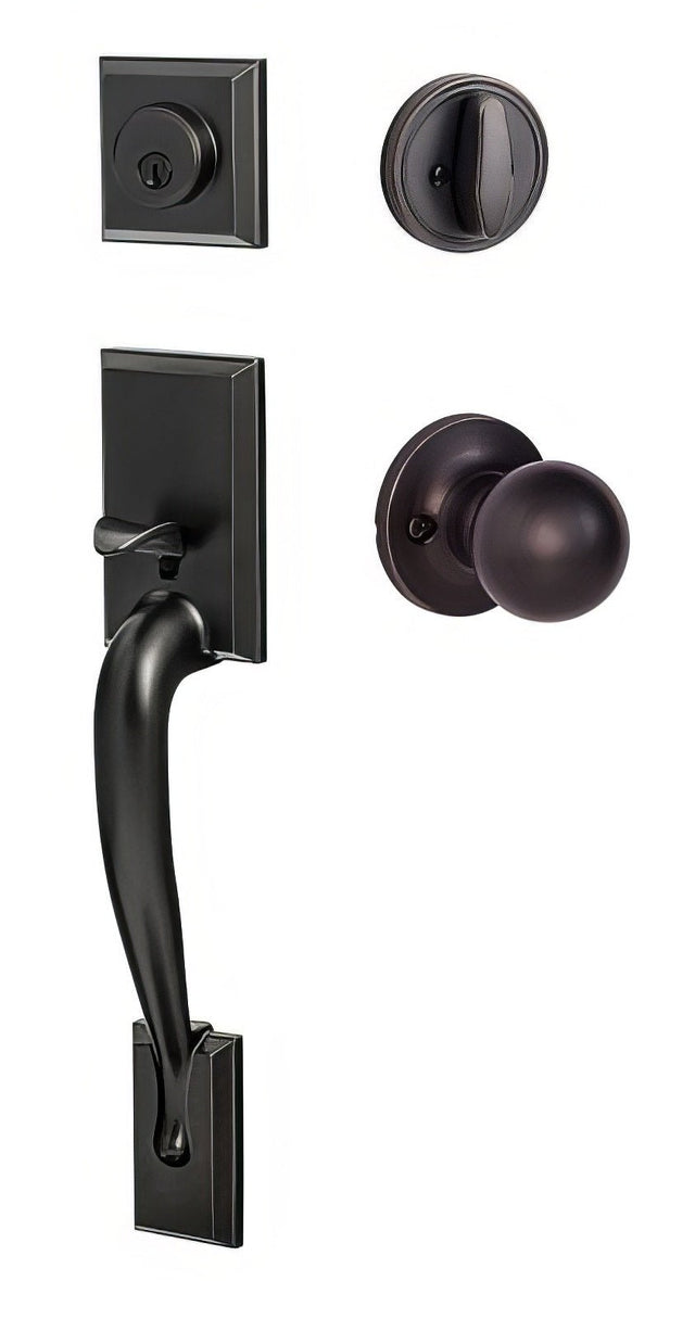 Sure-Loc MA507-TA 11P vintage bronze single cylinder handleset