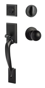 Sure-Loc MA507-TA FBL flat black single cylinder handleset