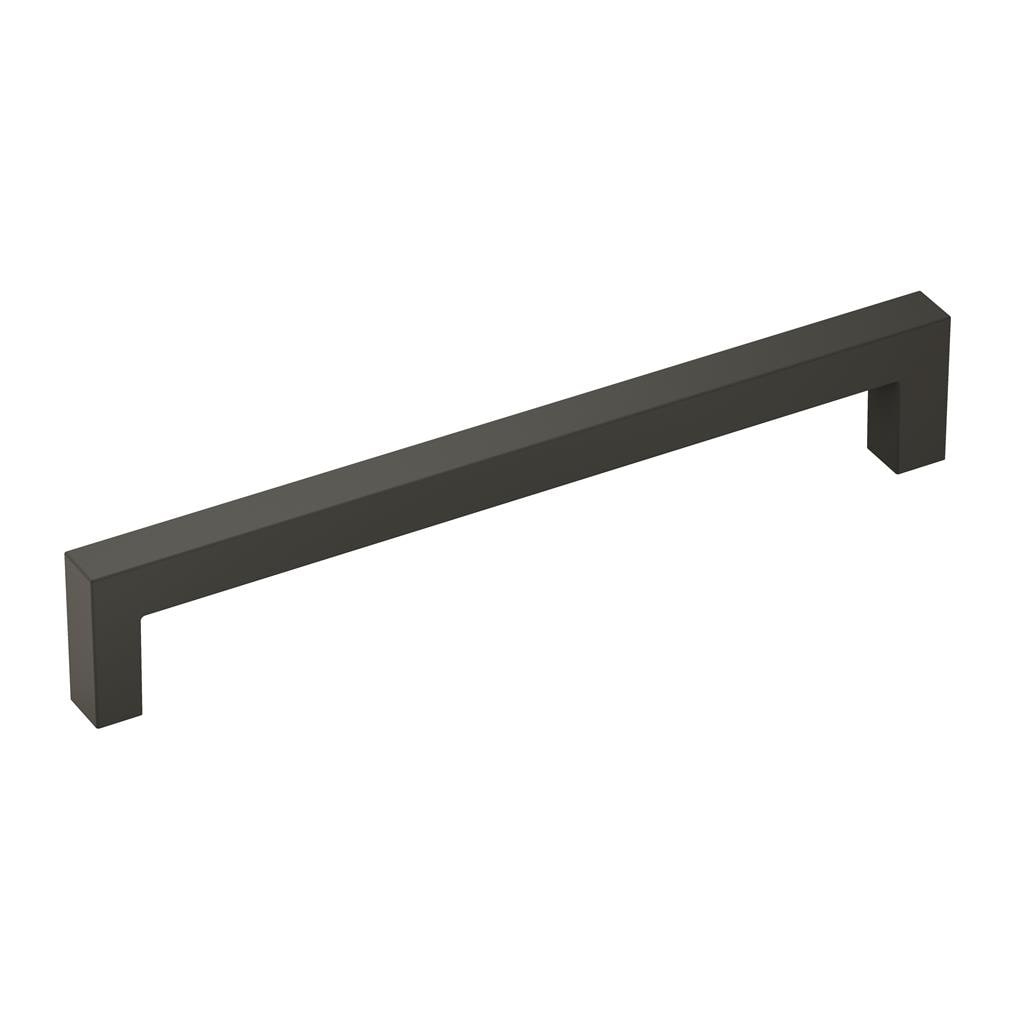 Amerock BP36572FB Monument 6-5/16 inch (160mm) Center-to-Center Matte Black Cabinet Pull