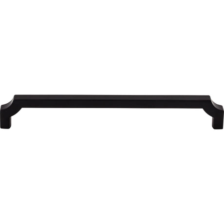Top Knobs TK3024BLK Davenport 7 9/16" Center to Center Bar Pull Flat Black
