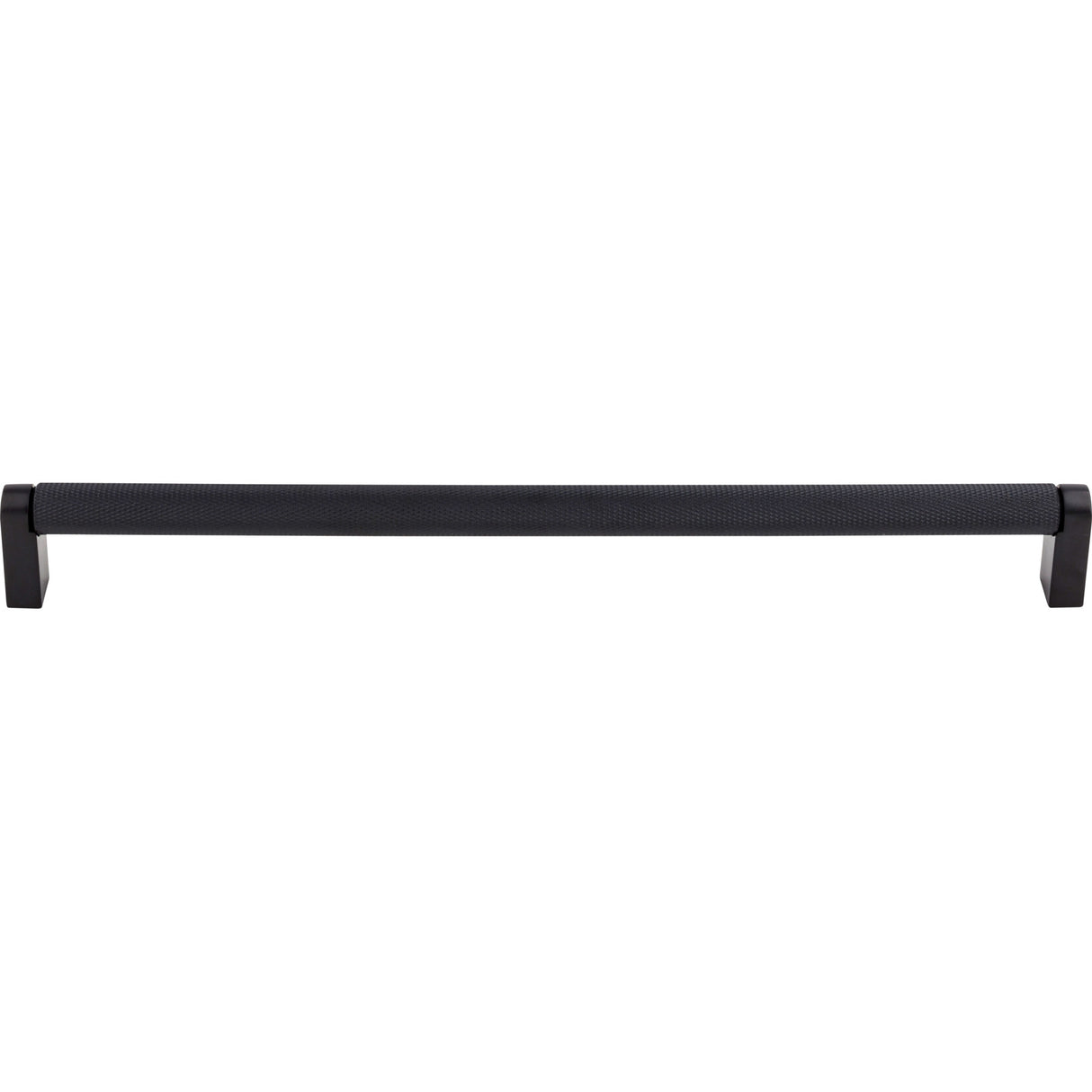 Top Knobs M2638 Amwell 12" Center to Center Appliance Pull Flat Black
