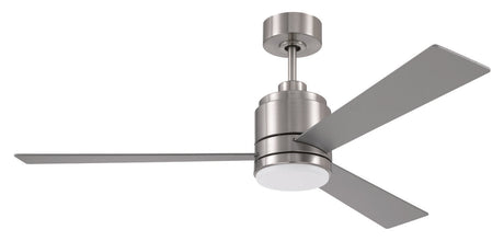 Craftmade MCY52BNK3 brushed polished nickel ceiling fan blades included