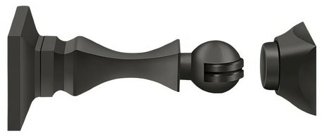 Deltana MDH35U10B magnetic door holder in satin nickel, additional view