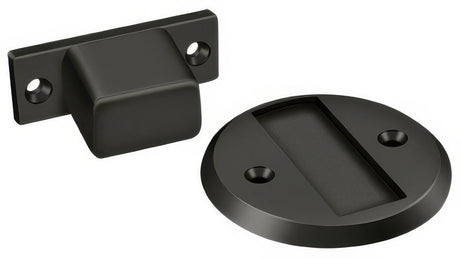 Deltana MDHF25U10B magnetic door holder in satin nickel, additional view