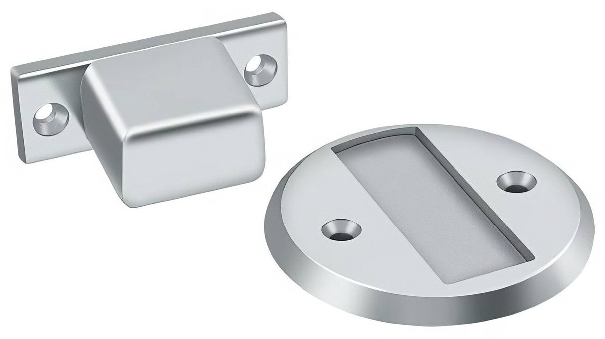 Deltana MDHF25U26 chrome magnetic door holder