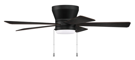 Craftmade MER52FB5 flat black ceiling fan blades included
