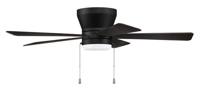 Craftmade MER52FB5 flat black ceiling fan blades included