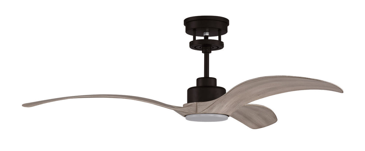 Craftmade MES60FB3 60" Mesmerize Indoor/Outdoor Ceiling Fan in Flat Black