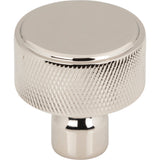 Top Knobs TK3261PN Garrison 1 1/4" Length Round Knob Polished Nickel