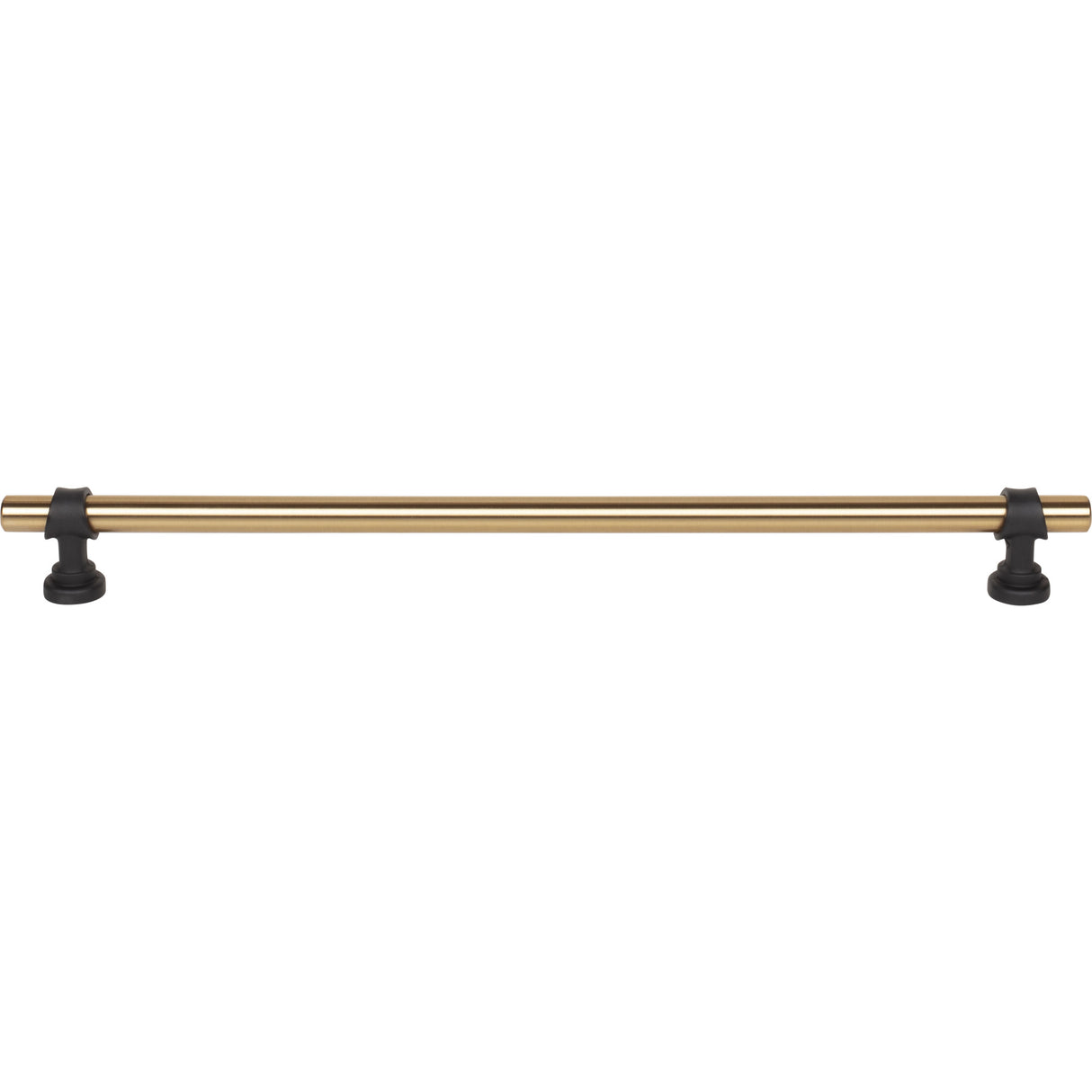 Top Knobs M2765 Bit 12" Center to Center Bar Pull Honey Bronze and Flat Black