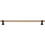 Top Knobs M2765 Bit 12" Center to Center Bar Pull Honey Bronze and Flat Black
