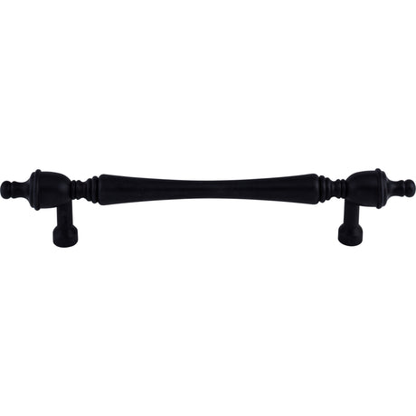 Top Knobs M825-7 Somerset Finial 7" Center to Center Bar Pull Patina Black