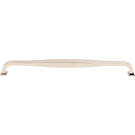 Top Knobs TK726PN Contour 12" Center to Center Bar Pull Polished Nickel