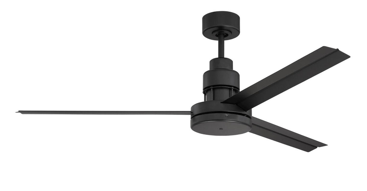 Craftmade MND54FB3 flat black ceiling fan blades included