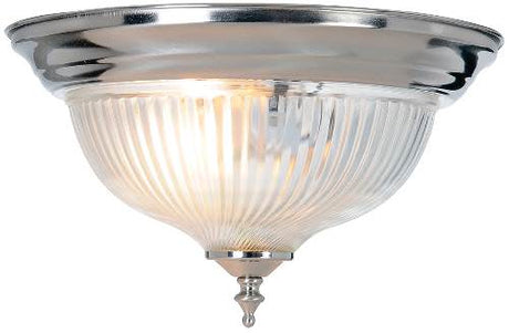 Monument Lighting 558726 Halophane Swirl Ceiling Fixture Brushed Nickel