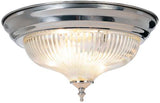 Monument Lighting 558727 Halophane Swirl Ceiling Fixture Brushed Nickel