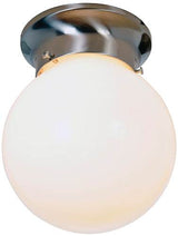 Monument Lighting 558735 Globe Ceiling Fixture Brushed Nickel
