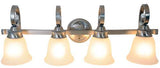 Monument Lighting 617205 Sanibel 4 Light Vanity Brushed Nickel