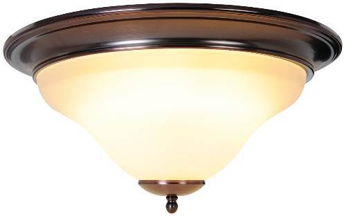 Monument 617226 Lighting 617202 Sanibel 1 Light Flush Mount Oil Rubbed Bronze