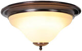 Monument 617226 Lighting 617202 Sanibel 1 Light Flush Mount Oil Rubbed Bronze