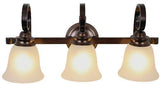 Monument 617228 Lighting 617204 Sanibel 3 Light Vanity Oil Rubbed Bronze